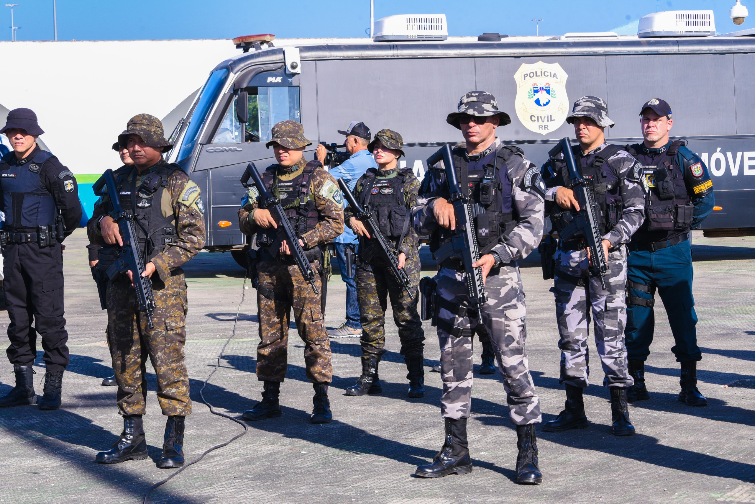 SEGURANÇA PÚBLICA | Operação mobiliza 102 agentes para combater tráfico de drogas e crimes nas fronteiras de Roraima